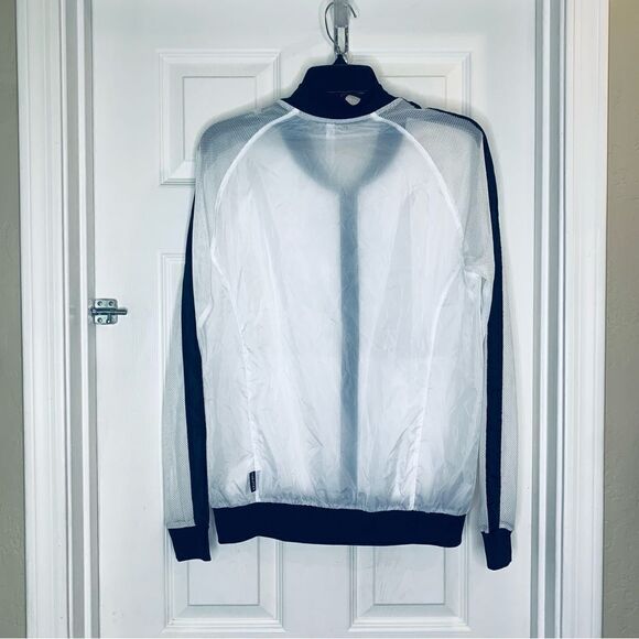 Fabletics Atlanta Jacket Size Medium White and Black - Picture 5 of 10